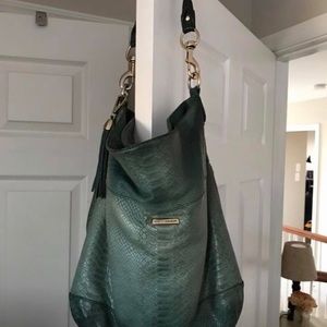 SOLD Rebecca minkoff large green hobo bag